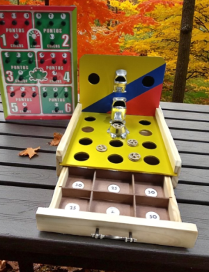 Portable Rana Toss Game – 3 Frogs Edition