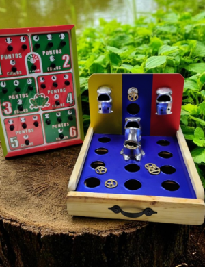 Portable Rana Toss Game – 4 Frogs and 1 Hook Edition